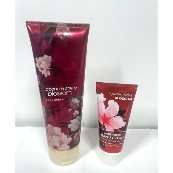 Bath & Body Works Japanese Cherry Blosdom Body Cream & Hand Cream Original - Picture 1 of 2